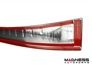 FIAT 500X Rear Bumper Sill Cover - Stainless Steel - Black Chrome Finished